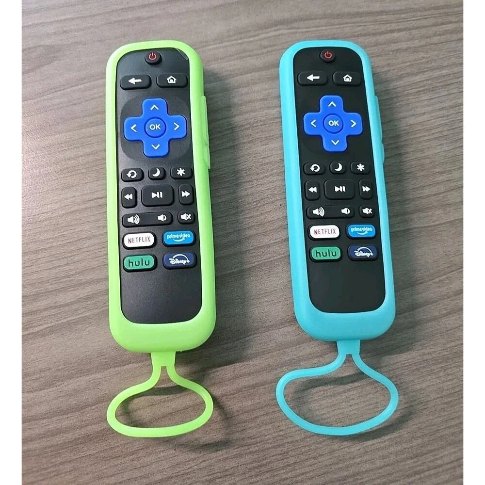 Replacement TV Remote Control for Roku TV, Infrared, Black, 2 Pack - Picture 2 of 4